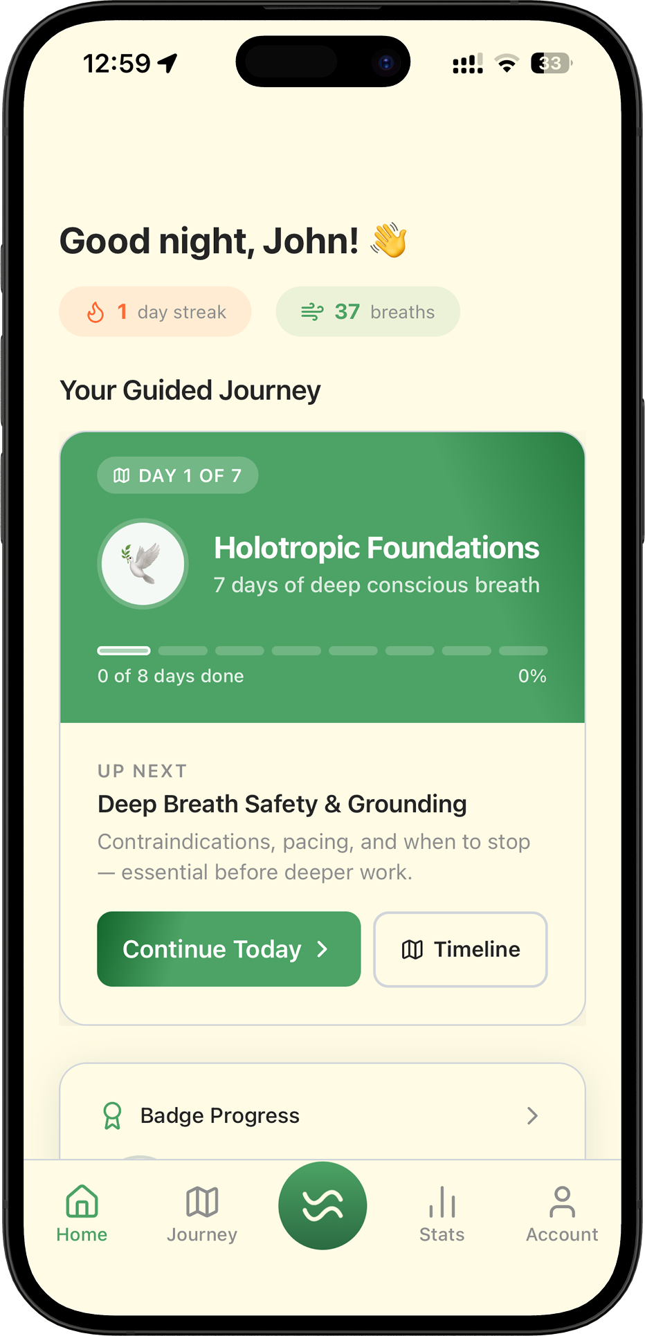 Breathworkk App Screenshot